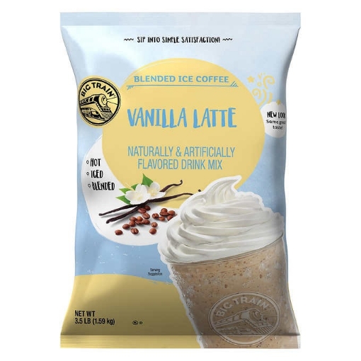 Picture of Hỗn hợp cà phê đá xay vanilla latte mix big train vanilla latte mix