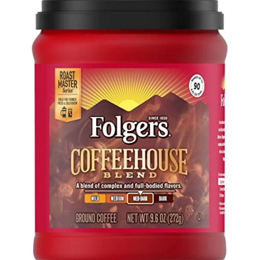 Picture of Cà phê rang xay đậm vừa folgers coffeehouse blend medium dark roast ground coffee 6 pack