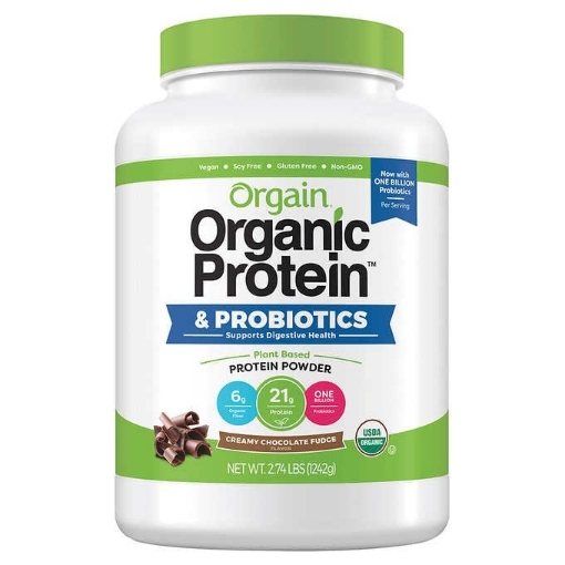 Picture of Bột protein rau củ quả hữu cơ hương sô-cô-la orgain usda organic plant protein powder