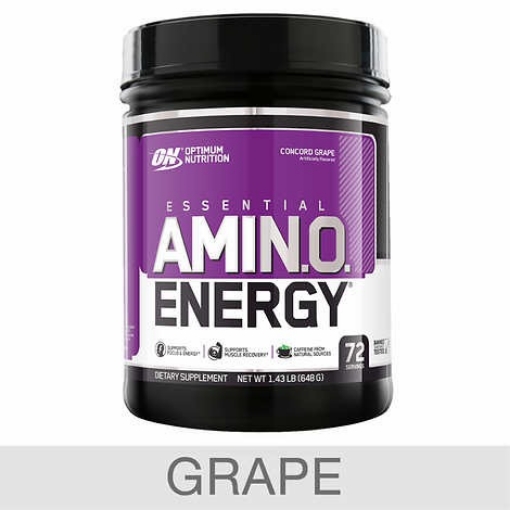 Picture of Sữa tăng cơ, phục hồi năng lượng vị nho optimum nutrition essential amin.o. energy, concord grade