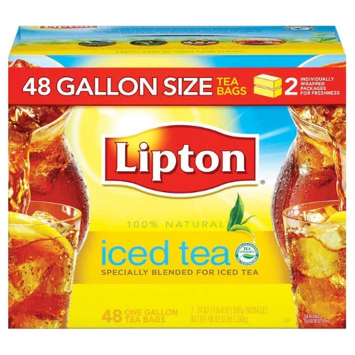 Picture of Trà đen đá túi lọc lipton iced tea, gallon tea bags
