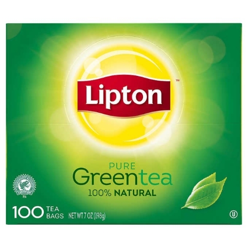 Picture of Trà xanh túi lọc lipton 100% natural pure green tea