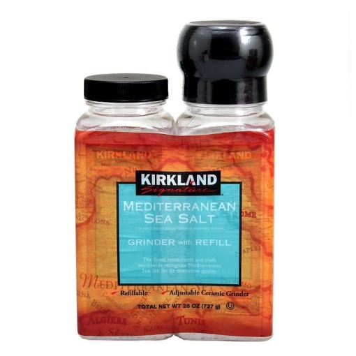 Picture of Muối biển địa trung hải kèm máy xay kirkland signature mediterranean sea salt