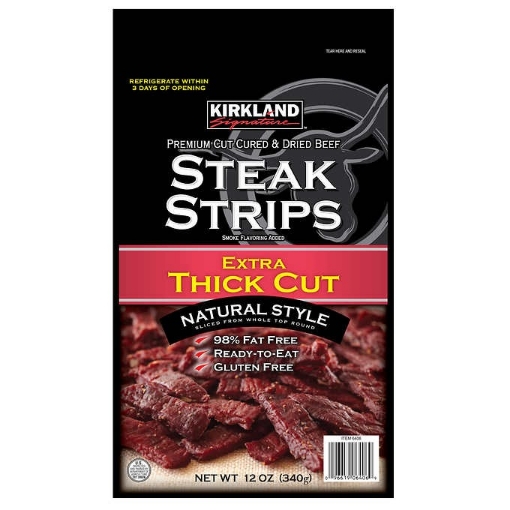 Picture of Thịt bò khô kirkland signature premium extra thick steak strips