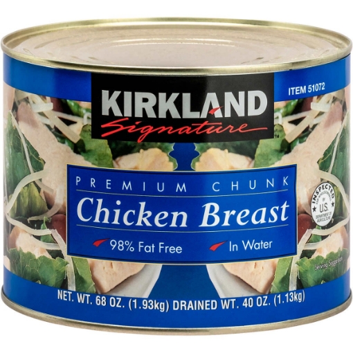 Picture of Hộp ức gà chunk cao cấp ngâm kirkland signature premium chunk chicken breast in water