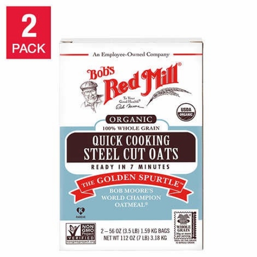 Picture of Yến mạch cắt thép nấu nhanh hữu cơ bob's organic cooking steel cut oats