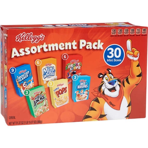 Picture of Ngũ cốc kellogg's cereal assortment pack, variety