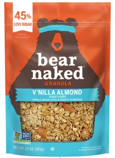 Picture of Ngũ cốc yến mạch vani hạnh nhân bear naked fit granola cereal vegan vanilla almond