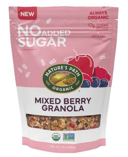 Picture of Ngũ cốc trái cây hỗn hợp không đường nature's path organic no added sugar mixed berry granola