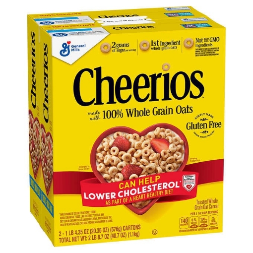 Picture of Ngũ cốc yến mạch nướng general mills cheerios cereal