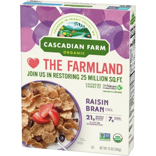 Picture of Ngũ cốc cám nho khô hữu cơ cascadian farm organic raisin bran cereal