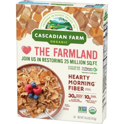Picture of Ngũ cốc bổ sung chất xơ buổi sáng hữu cơ cascadian farm organic hearty morning fiber cereal