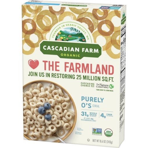 Picture of Ngũ cốc nguyên chất hữu cơ cascadian farm organic purely o's cereal