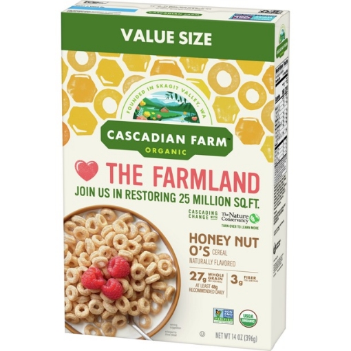 Picture of Ngũ cốc mật ong hữu cơ cascadian farm organic honey nut o's cereal