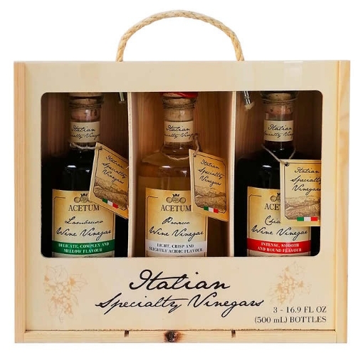 Picture of Gói quà tặng rượu nho đặc sản ý acetum italian specialty vinegars gift pack