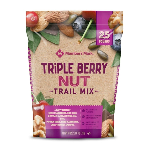 Picture of Hạt, trái cây khô và sô-cô-la tổng hợp member's mark triple berry nut trail mix