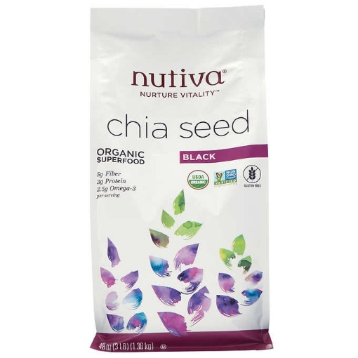 Picture of Hạt chia hữu cơ nutiva organic chia seed, 1.36 kg