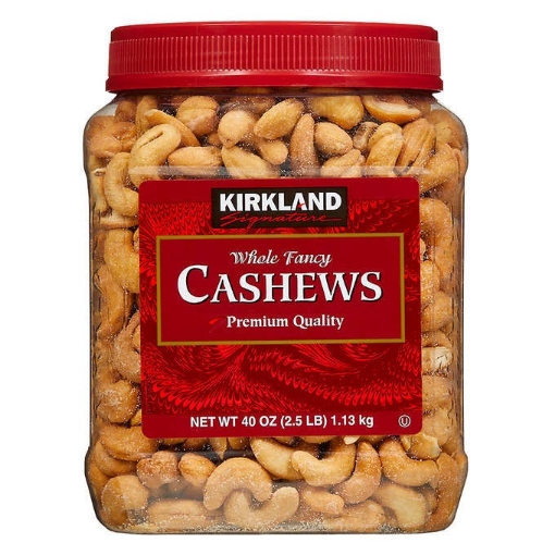 Picture of Hạt điều nguyên hạt kirkland signature whole fancy cashews