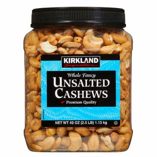 Picture of Hạt điều không rang muối kirkland signature fancy whole unsalted cashews