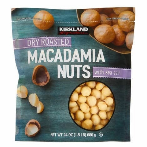 Picture of Hạt mắc ca tách vỏ rang khô kirkland signature dry roasted macadamia nuts