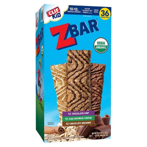 Picture of Bánh yến mạch sô-cô-la dành cho trẻ em clif kid zbar organic granola bar, variety pack