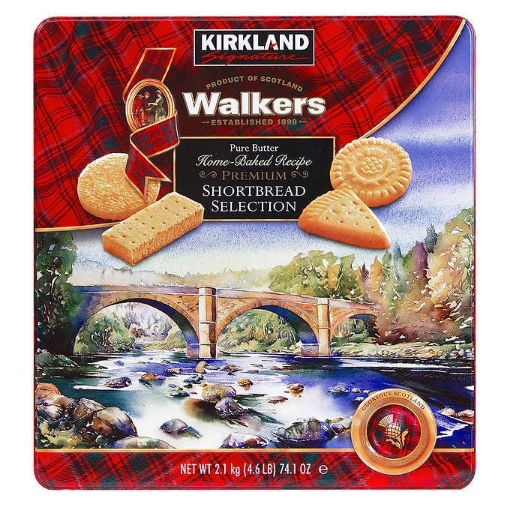 Picture of Bánh mì ngắn cao cấp của kirkland signature walkers - kirkland signature walkers premium shortbread selection, 4.6 lbs