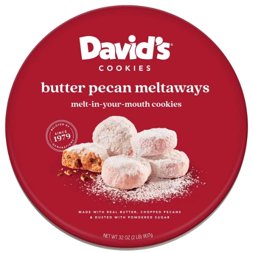Picture of Bánh david's cookies butter pecan meltaways 32 oz, 1 pack