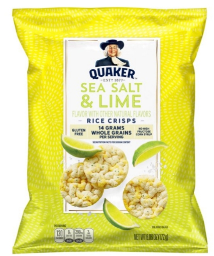 Picture of Bánh gạo vị muối biển & chanh quaker rice cakes sea salt & lime