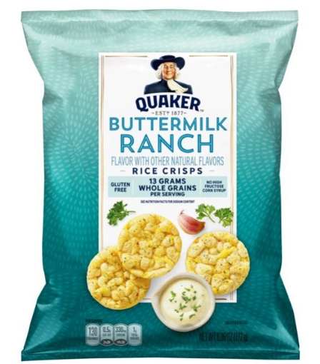 Picture of Bánh gạo vị bơ tỏi quaker rice cakes buttermilk ranch