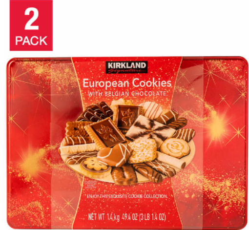 Picture of Bánh quy phủ sô cô la kirkland signature european cookies with belgian chocolate