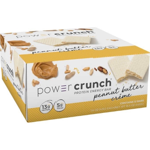 Picture of Bánh xốp phủ kem bơ đậu phộng power crunch protein energy bars, peannut butter creme