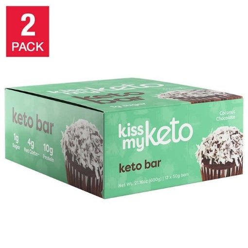 Picture of Thanh keto sô cô la dừa kiss my keto bars chocolate coconut