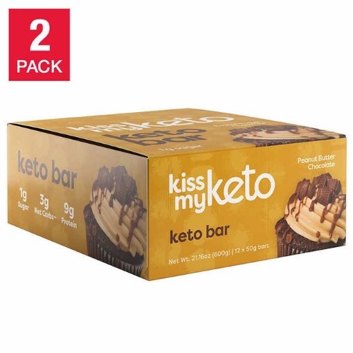 Picture of Thanh keto bơ đậu phộng kiss my keto bars peanut butter