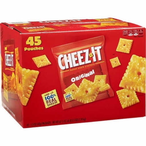 Picture of Bánh quy phô mai giòn sunshine cheez - it crackers, cheddar 1.91 kg