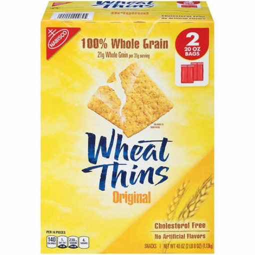 Picture of Bánh ngũ cốc lúa mì nguyên hạt wheat thins 100% whole grain crackers, original