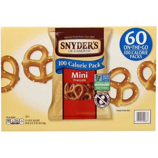 Picture of Snack nhỏ giòn snyder's of hanover mini pretzel