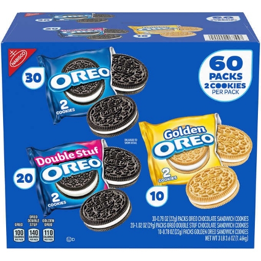 Picture of Bánh quy oreo sandwich cookies, variety pack