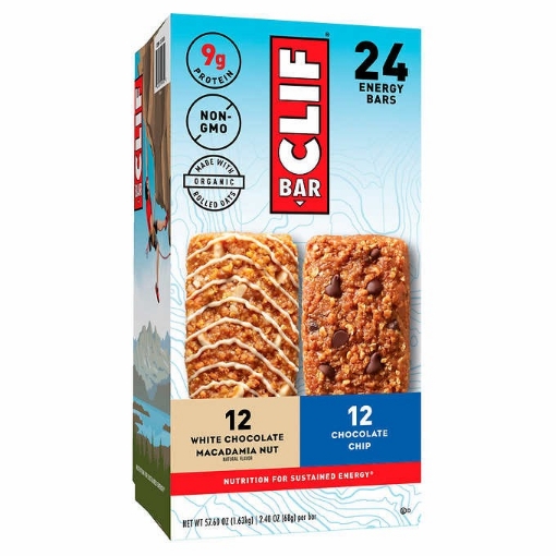 Picture of Bánh yến mạch sô cô la dành cho người ăn kiêng clif bar energy bars, variety pack