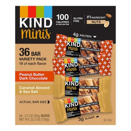 Picture of Bánh đậu hạt kind mini bars