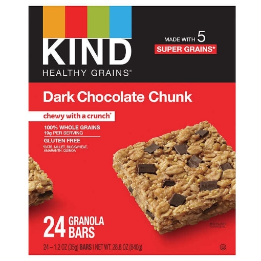 Picture of Bánh ngũ cốc sô cô la đen kind bar healthy grains, dark chocolate chunk
