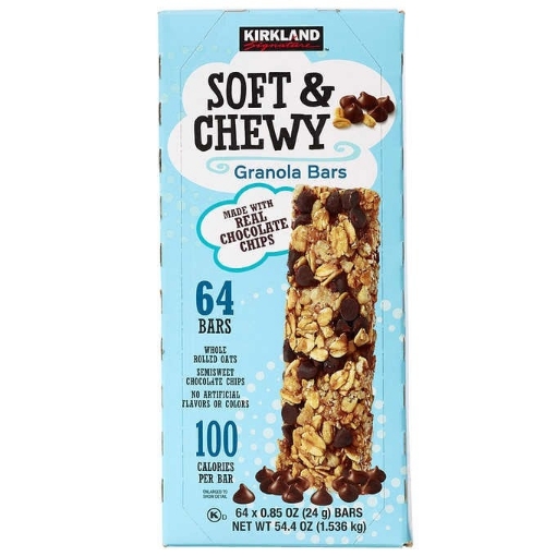 Picture of Bánh yến mạch sô cô la kirkland signature soft & chewy granola bars