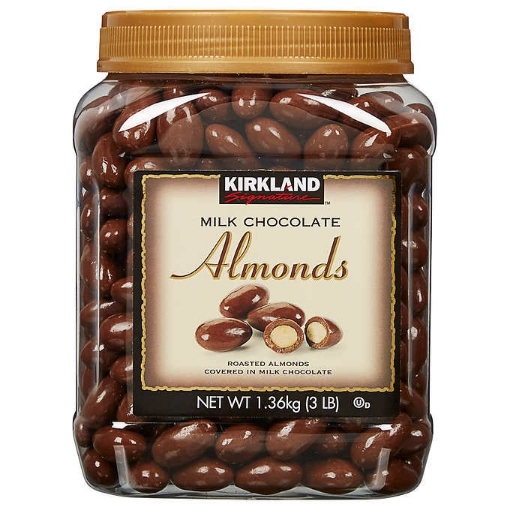 Picture of Kẹo socolasua bọc hạnh nhân kirkland signature almonds, milk chocolate