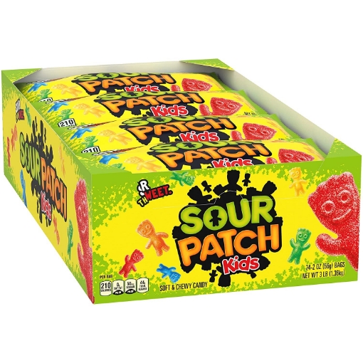 Picture of Kẹo dẻo chua ngọt sour patch kids soft & chewy candy, original