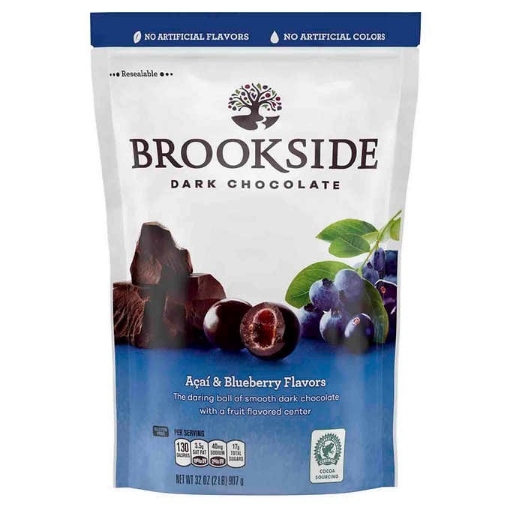 Picture of Sô cô la đen bọc nhân acai & việt quốc brookside dark chocolate, acai & blueberry