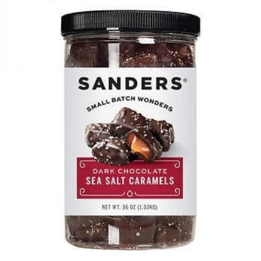 Picture of Kẹo sô cô la đen nhân caramel muối biển sanders dark chocolate sea salt caramels