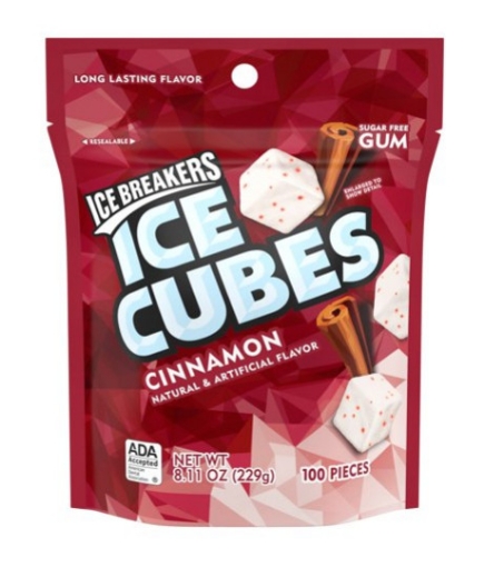 Picture of Kẹo singum hương quế không đường ice breakers - ice cubes cinnamon flavored sugar free chewing gum