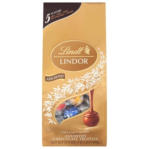 Picture of Kẹo sô cô la hỗn hợp lindt lindor assorted chocolate truffles, assorted