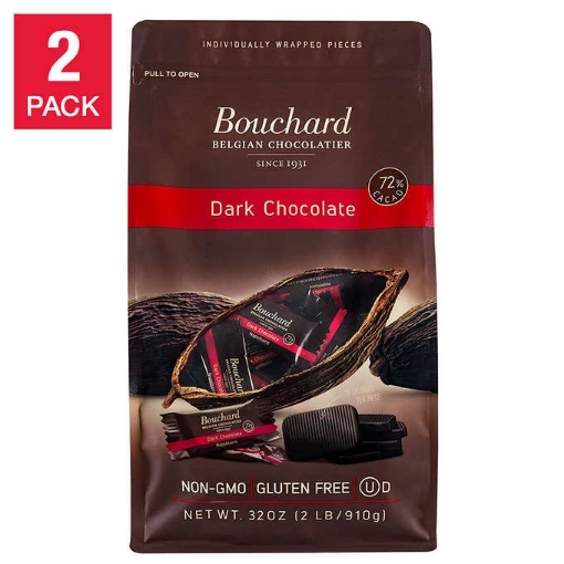 Picture of Sô cô la đen cao cấp của bỉ bouchard belgian napolitains premium dark chôclate