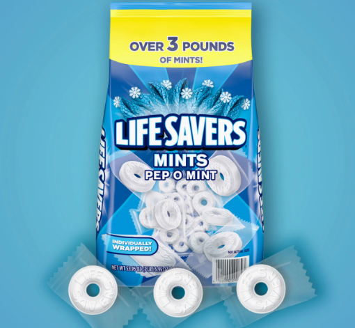 Picture of Kẹo bạc hà life savers mints, pep o mint hard candy