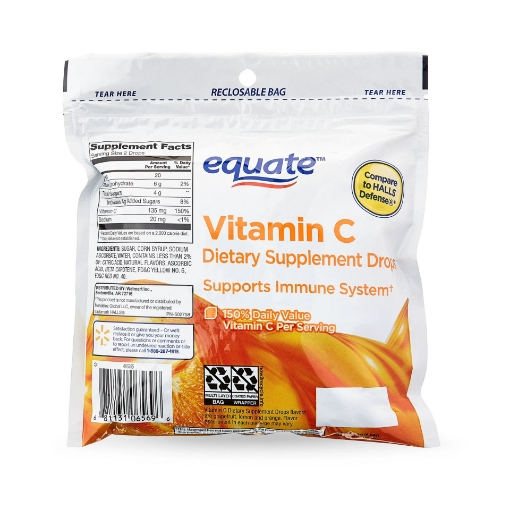 Picture of Kẹo ngậm equate vitamin c, 80 viên